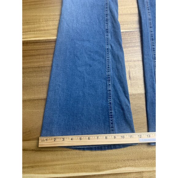 Wild Fables Womens High Rise Casual Blue Flared Denim Jeans Size 0/XS - Picture 8 of 14